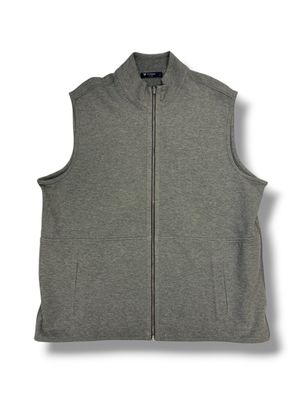 Cremieux Classics Full-Zip Heather Gray Vest