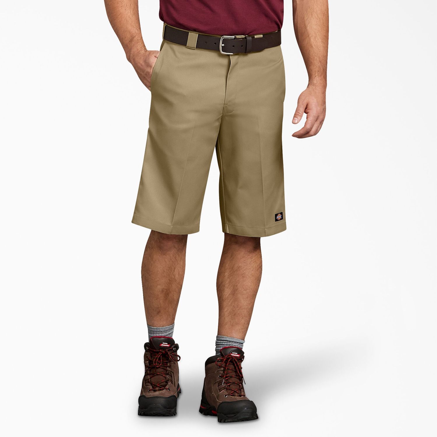 Dickies 13&quot; Loose Fit/Multi pocket, Colour: Tan, Size: 38