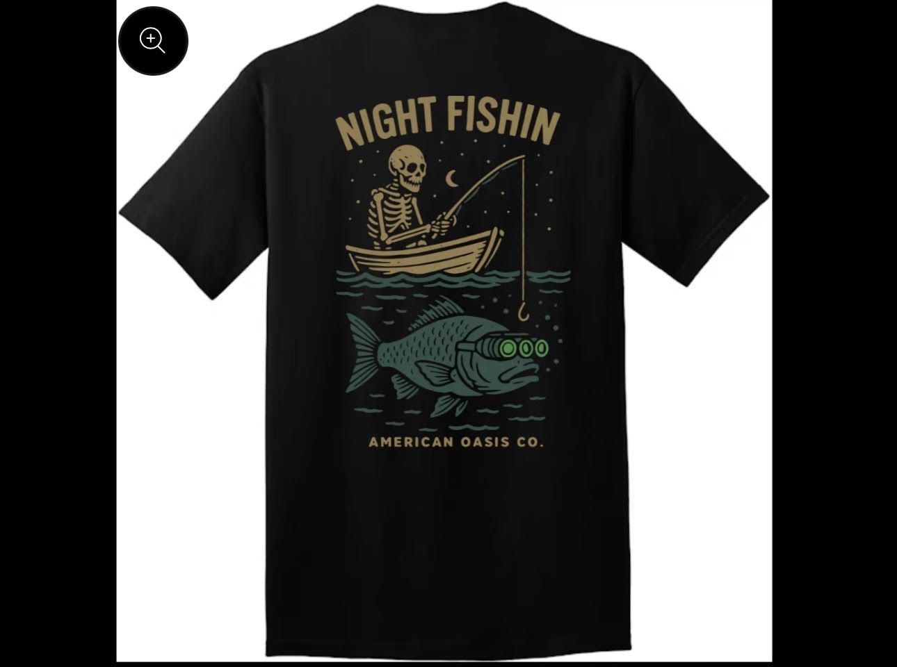 AO Night Fishin Tee, Size: MED