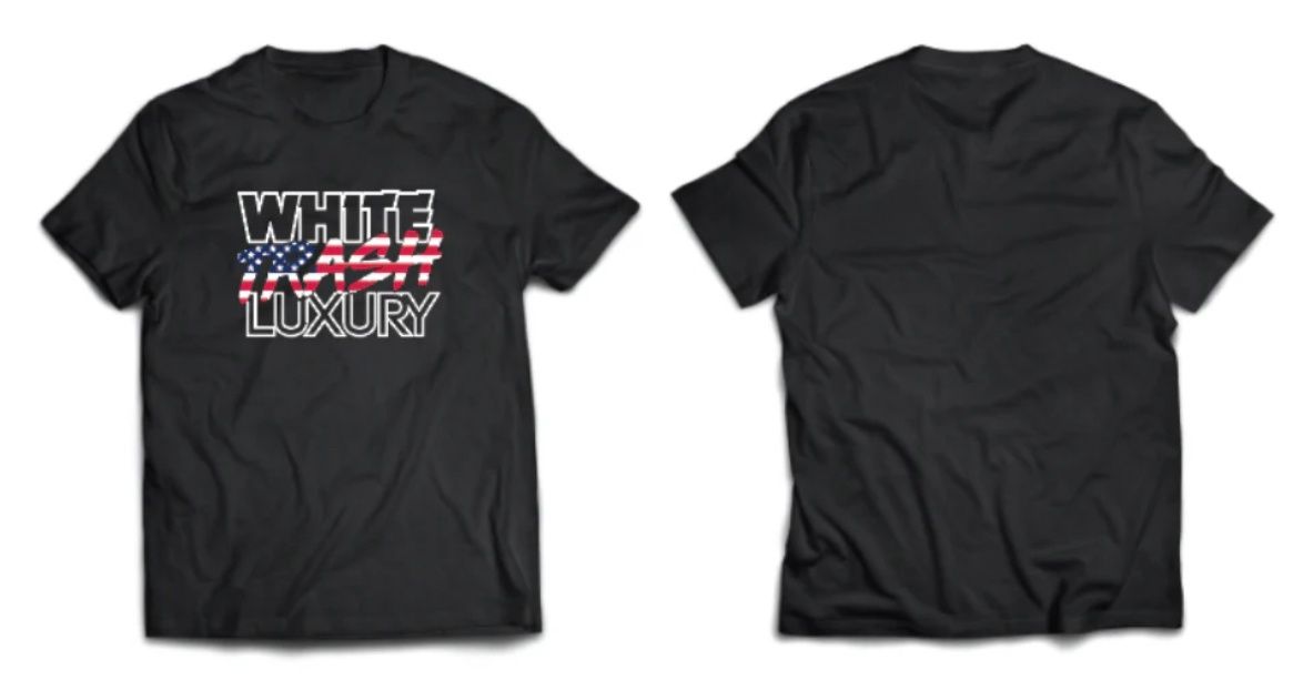White Trash Luxury RWB Tee, Size: MED