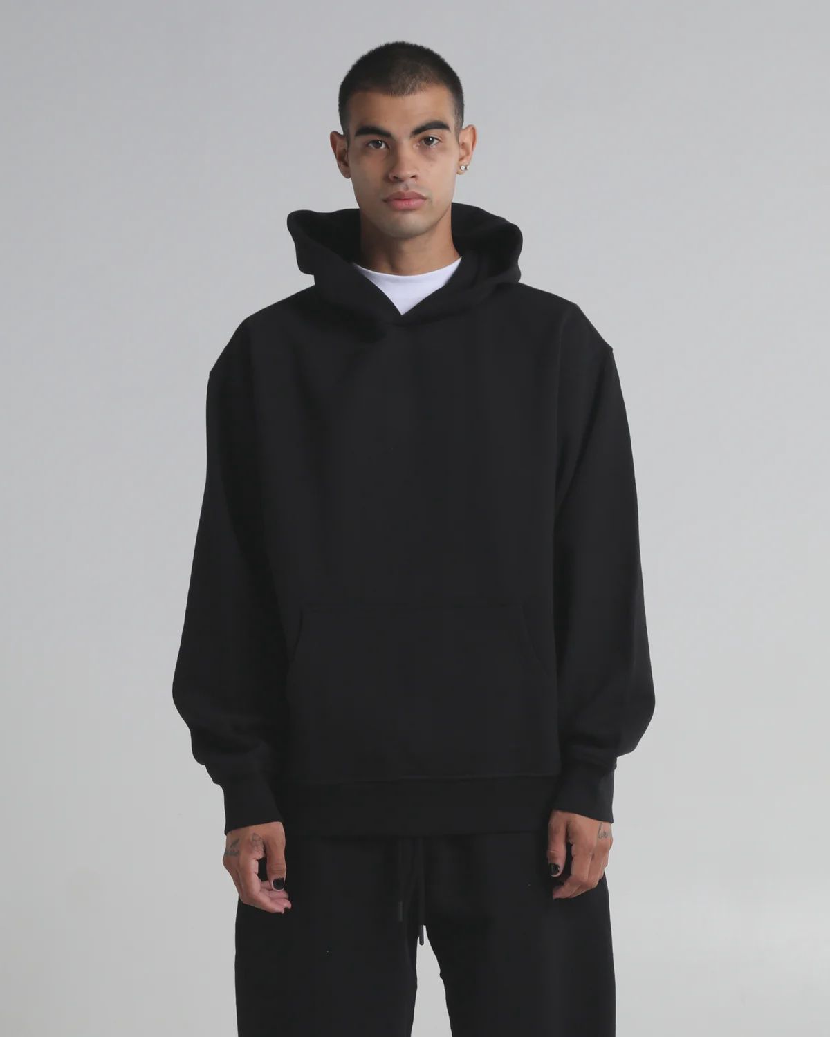 Shaka 13.5 Max Garment Dye Hoodie, Color: BLK, Size: LRG