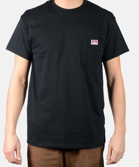 Ben Davis Pocket Tee, Color: BLK, Size: LRG