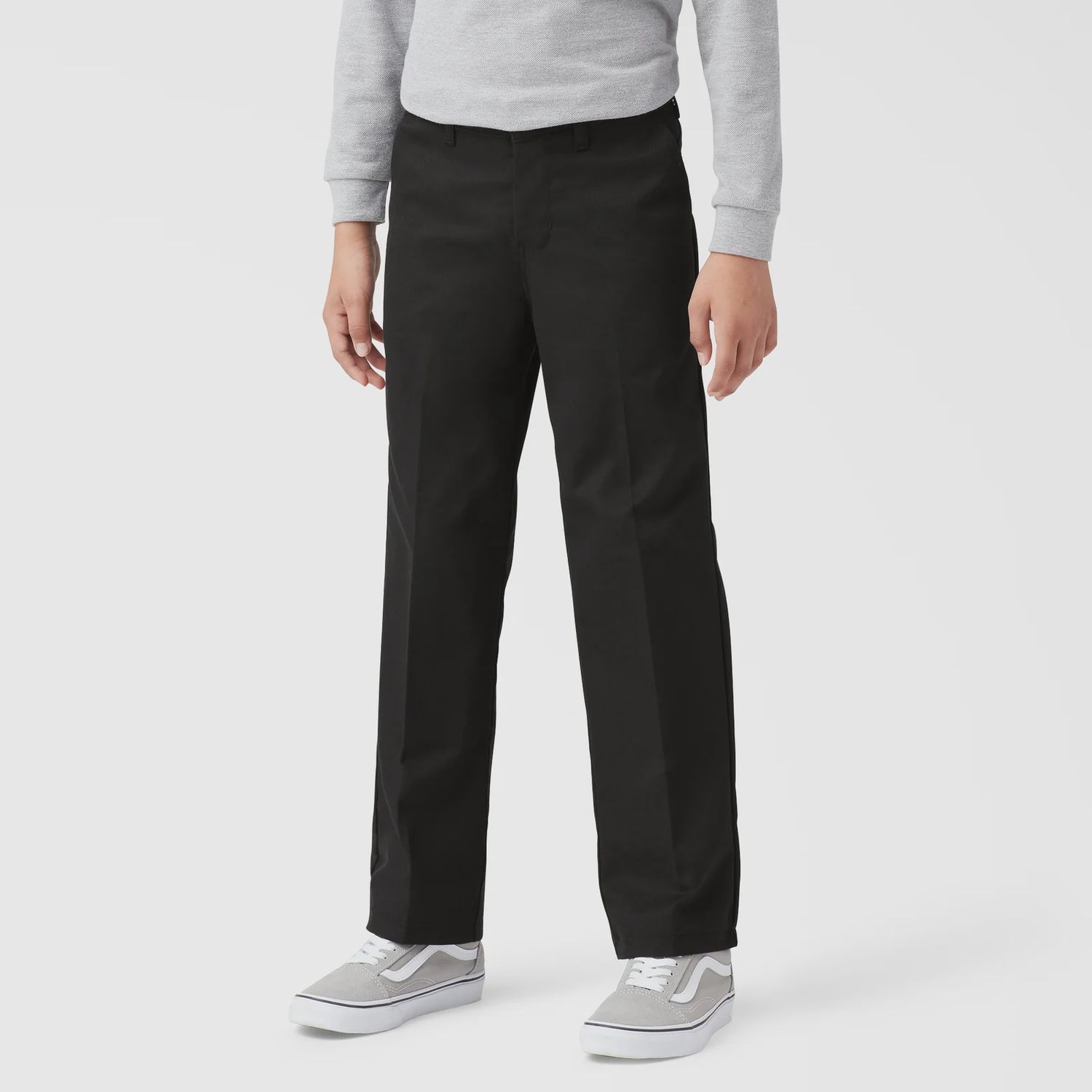 Dickies Boys Classic Fit, Color: BLK, Size: 8