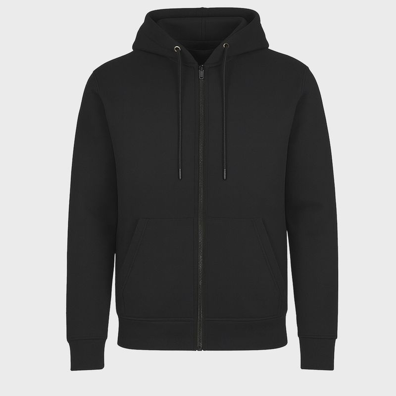 Fleece Lined Zip Up Hoodie