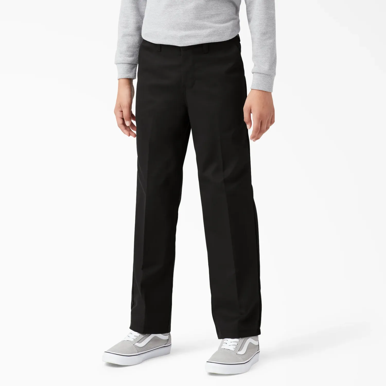 Dickies Boys Pants, Color: BLK, Size: 8
