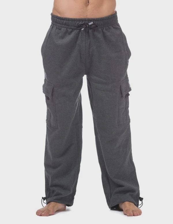 Proclub Fleece Cargo Pants AF, Color: CHR, Size: MED