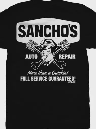 Sancho's Auto Repair Tee, Size: MED