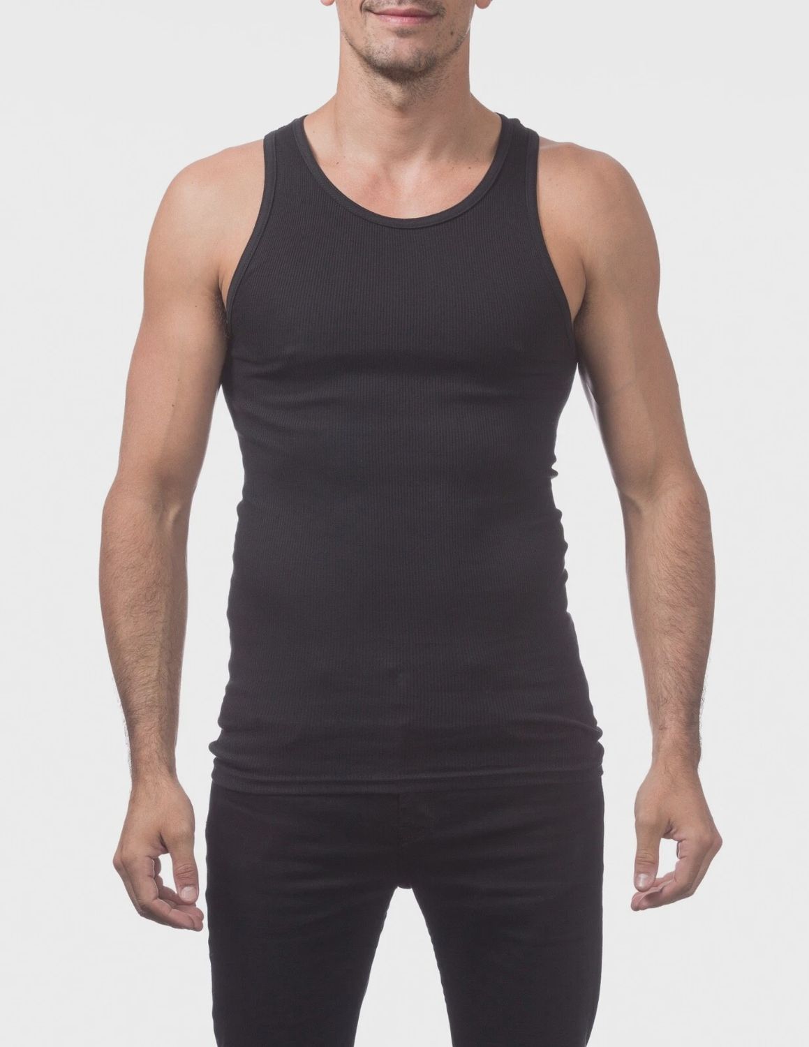 Pro Club Undershirt 3pk, Color: BLK, Size: L