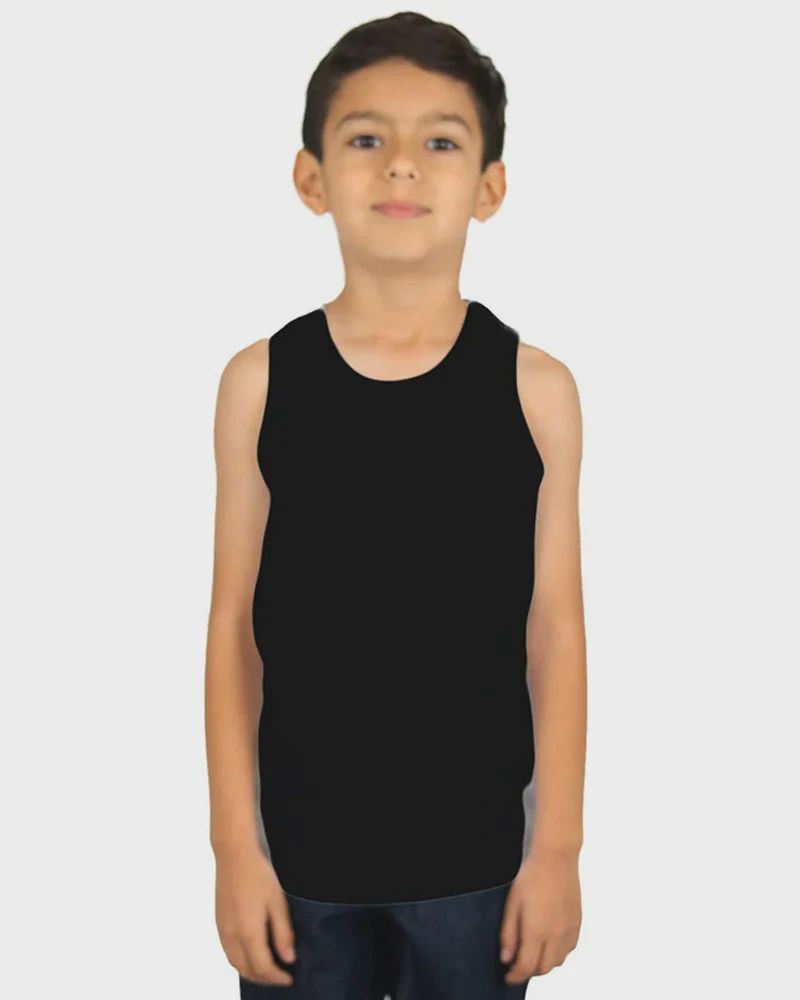 Boys Shaka Tank, Color: BLK, Size: L