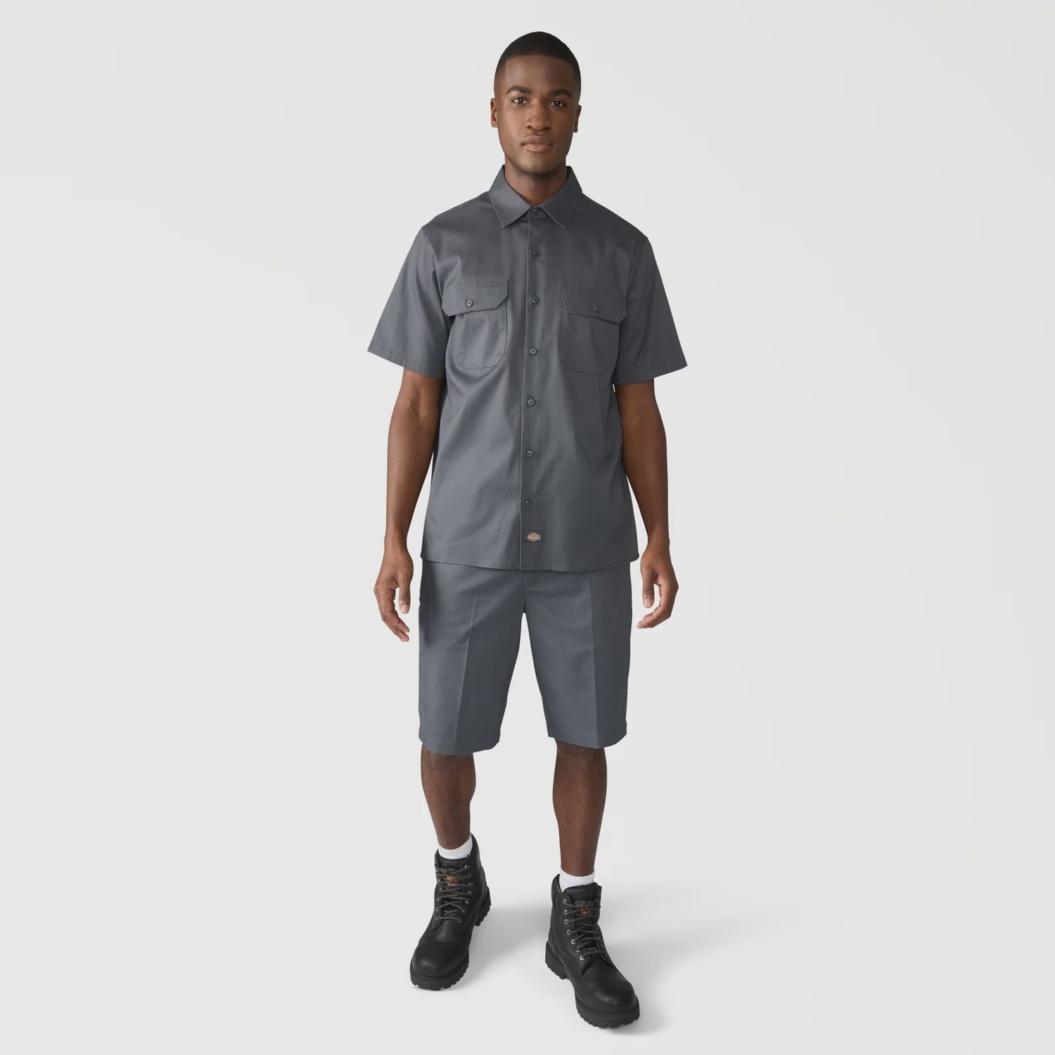Dickies PRO Work Shirt, Color: GRY, Size: L