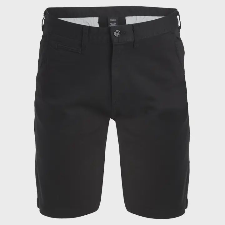 Flex Stretch Chino Shorts, Color: BLK, Size: 30