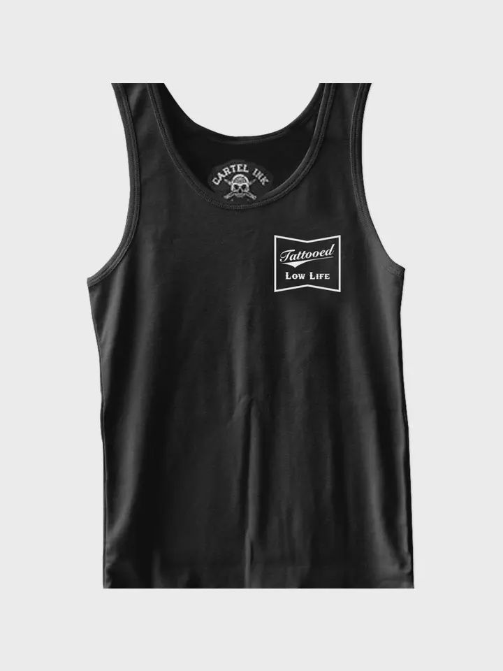 Tattooed Low Life Tank, Size: M