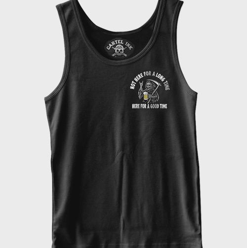 Here For A Good Time Tank, Size: M