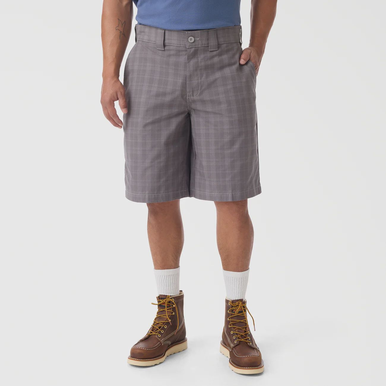 Dickies Plaid 11" Shorts, Color: ALY, Size: 32