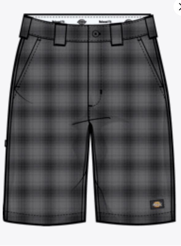 Dickies Plaid 13" Short