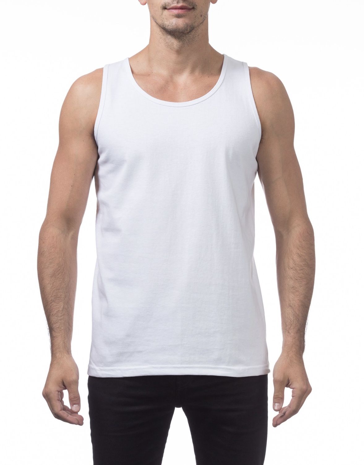 Pro Club Tank, Color: WHT, Size: M