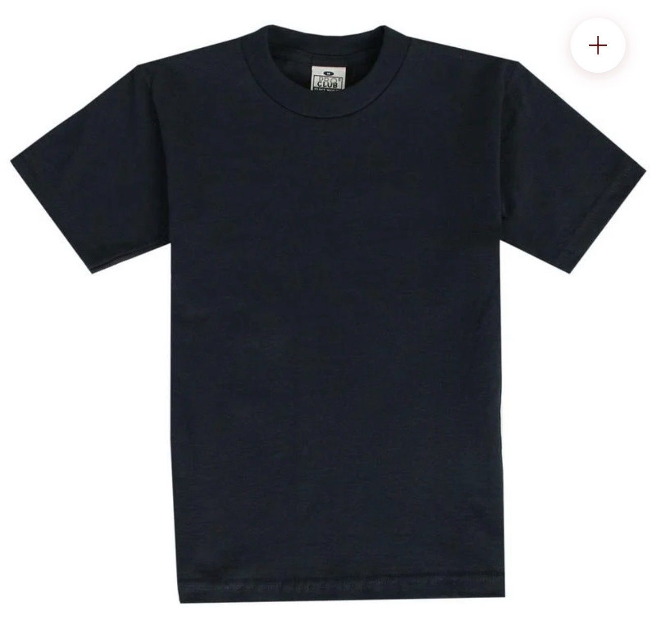 Pro Club Youth Tee, Color: BLK, Size: SM