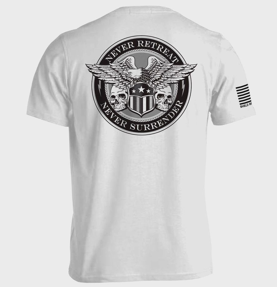 Never Tee, Color: WHT, Size: M
