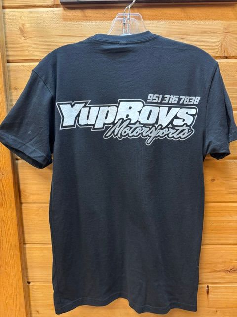 Yupboys Classic Tee, Color: BLK/GRY, Size: S
