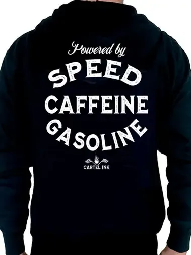 Speed, Caffeine, Gas Hoodie