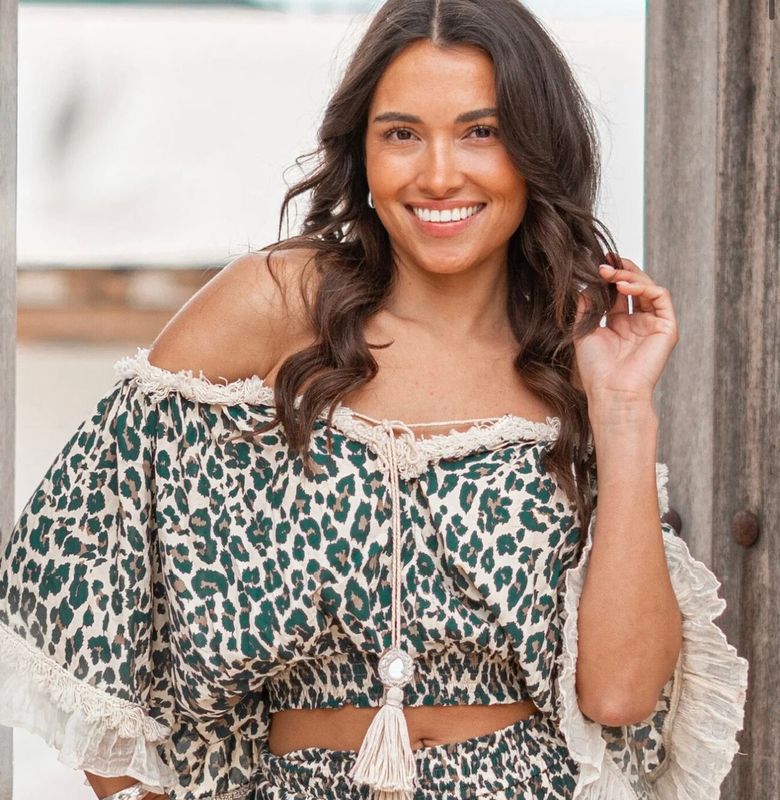 Ana Top Black/Leopard
