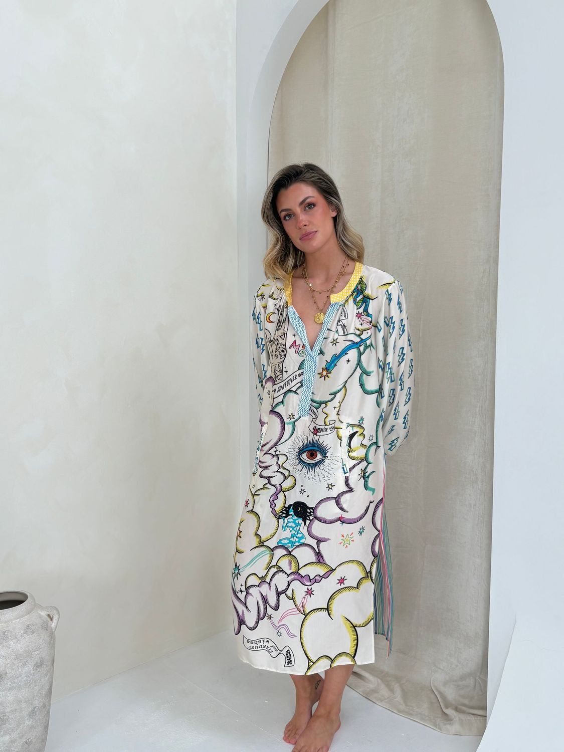 Hanna Placket Dress Enlightenment
