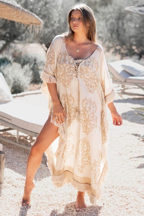 Mandala Long Kaftan