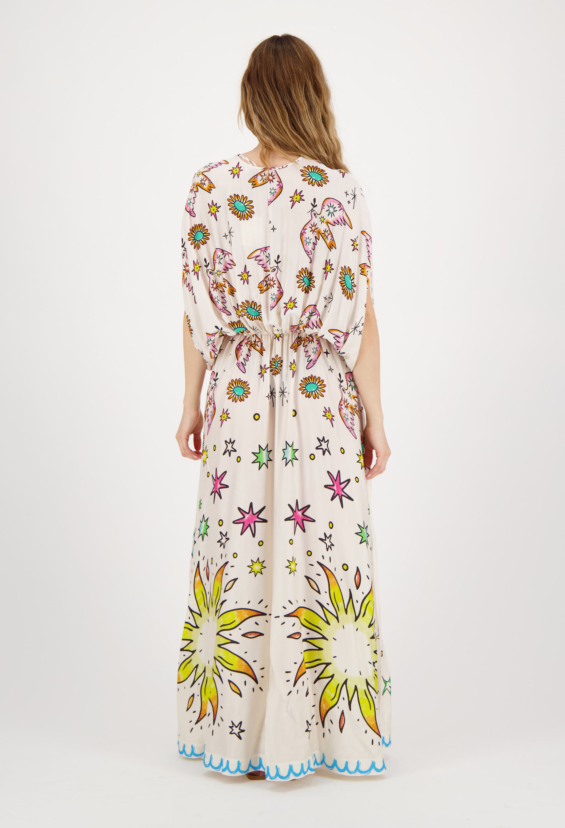 Rose Kaftan Dress Enlightenment