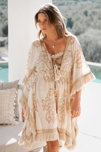 Short Mandala kaftan
