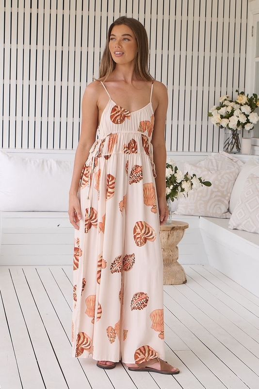 Shell Print Morgan Jumpsuit