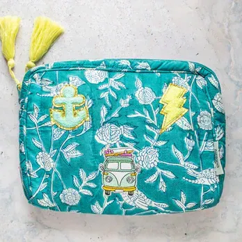 Wanderlust Washbag Turquoise