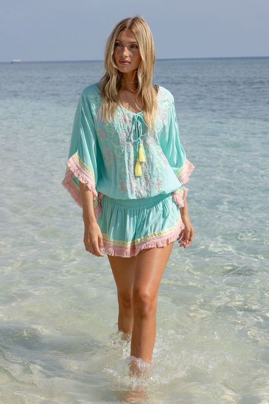 Sejla Dress Aqua