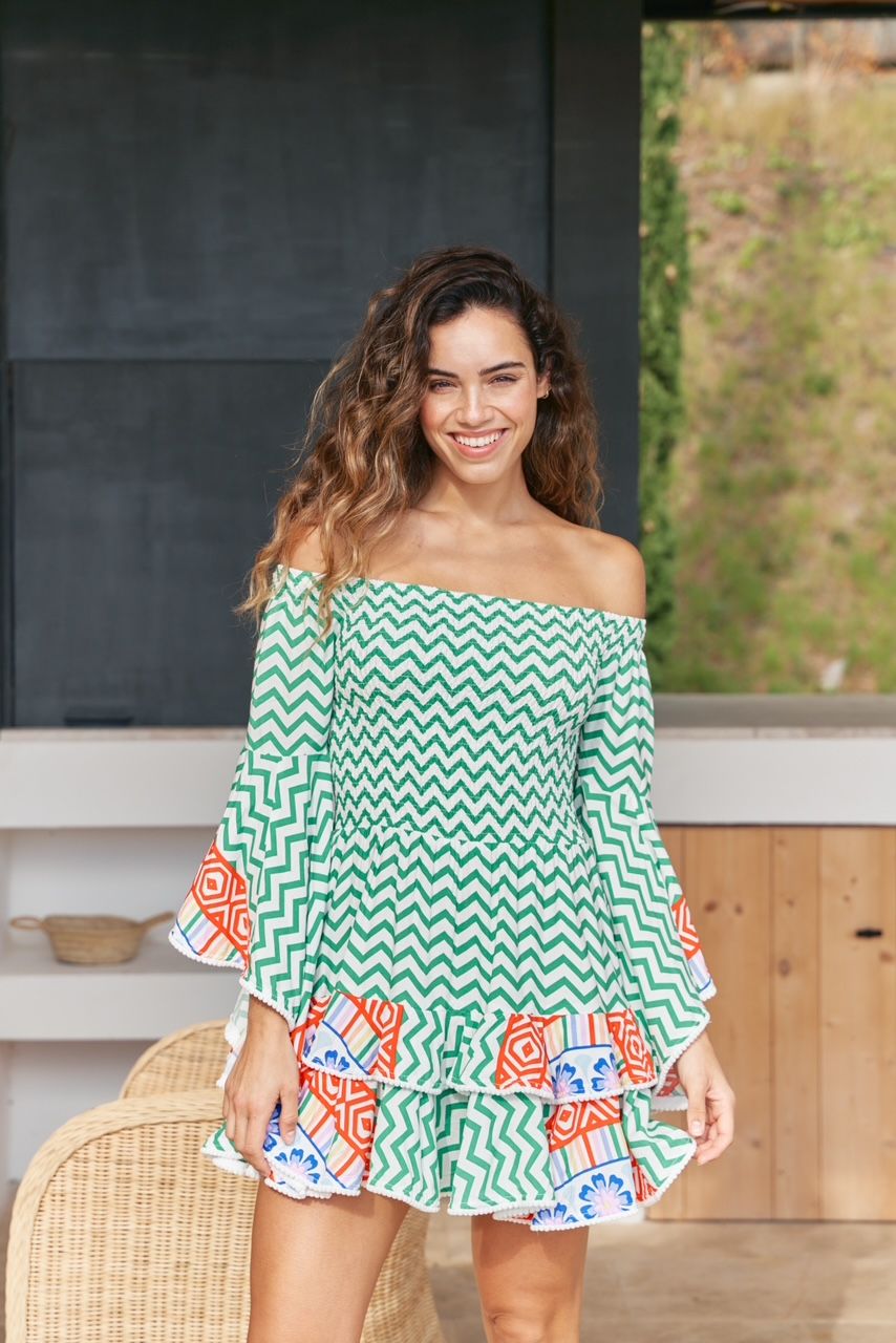 Ziggy Za Print Primrose Mini Dress