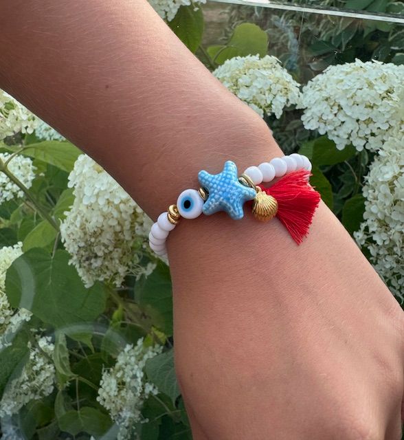 Greek Blue Starfish Bracelet