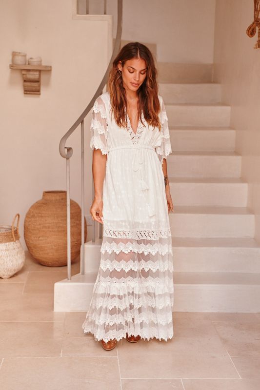 Jaase White Bungalow dress