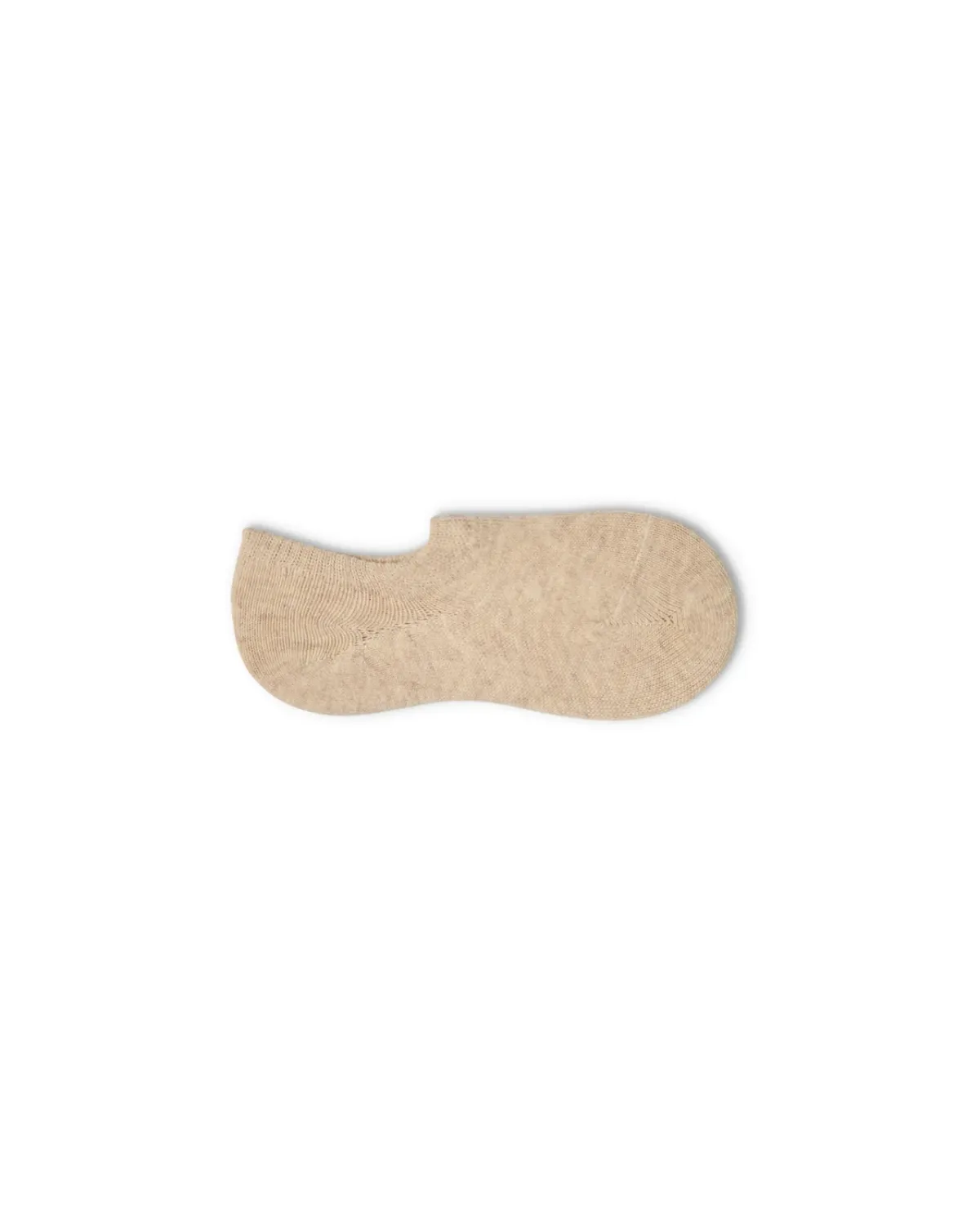 Cashmere Blend Oatmeal No Show sock