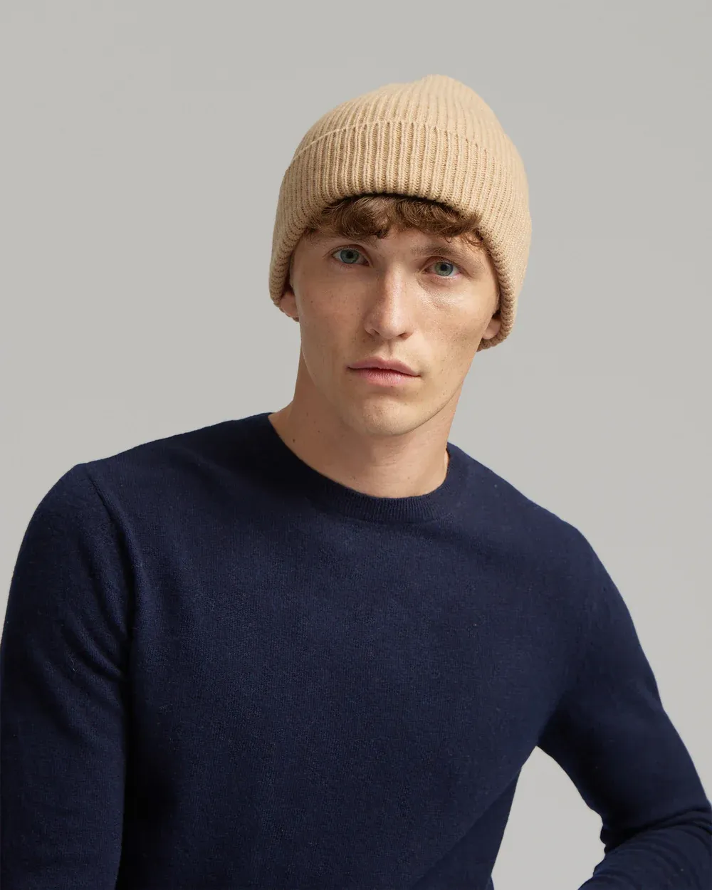 Colorful Standard Merino Wool Beanie Honey Beige