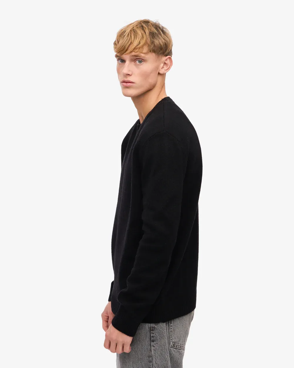 Colorful Standard Classic Merino Wool Crew Deep Black