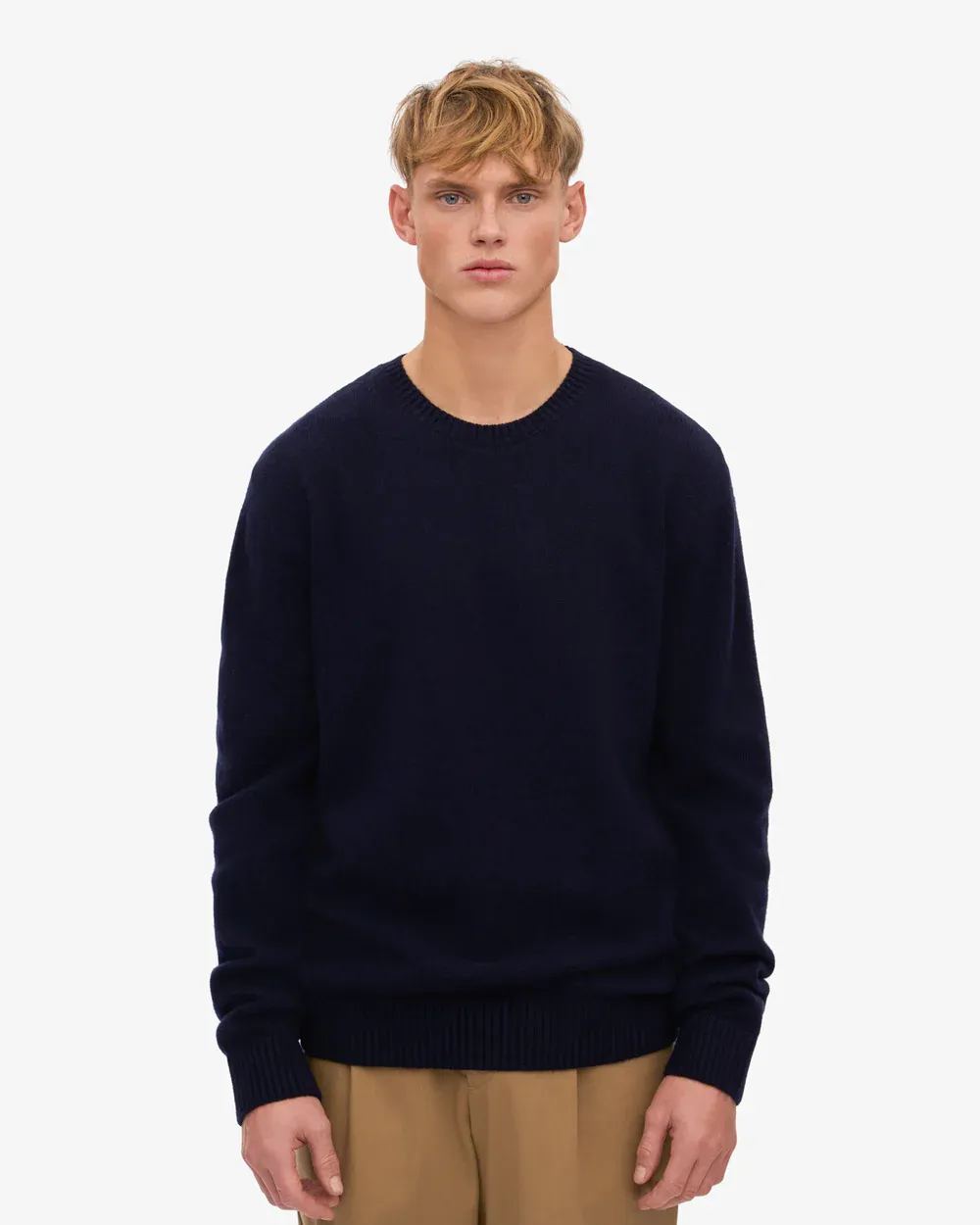 Colorful Standard Classic Merino Wool Crew Navy Blue
