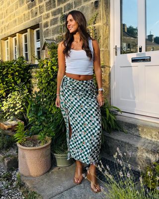 Luna Sporty Jade Tie Skirt Luna Sporty Jade Tie Skirt