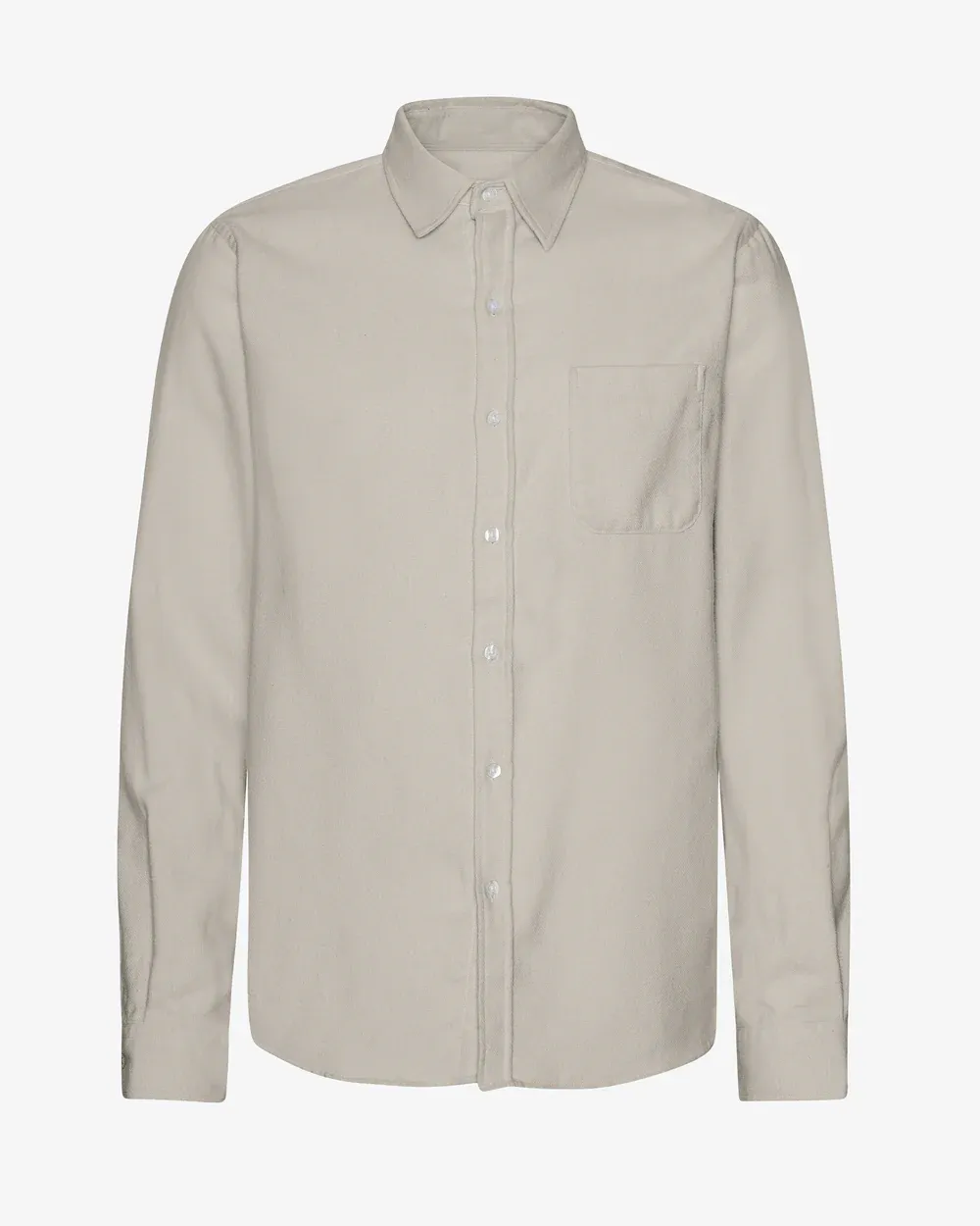 Colorful Standard Organic Flannel Shirt Cloudy Grey