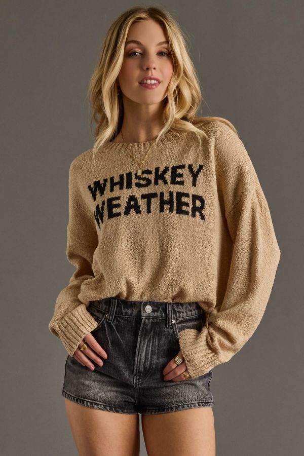 Whiskey Weather Jumper Tan