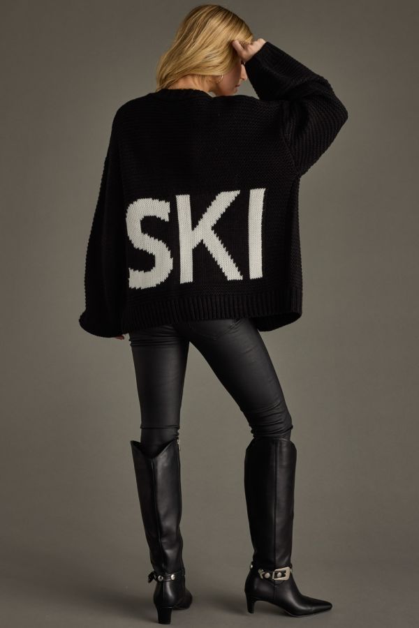 Black Ski Knit Jumper