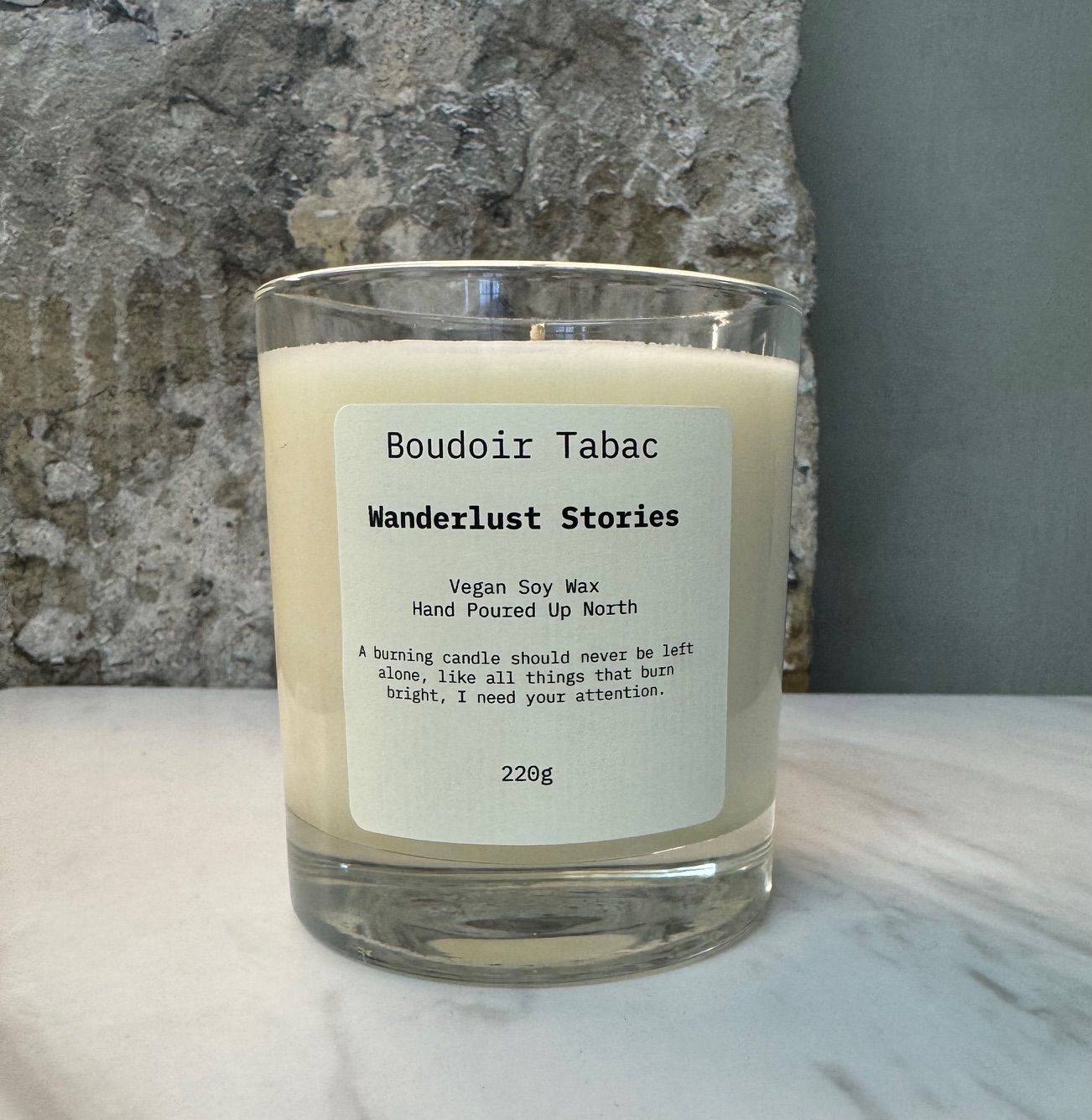 Wanderlust Stories Boudoir Tabac Candle