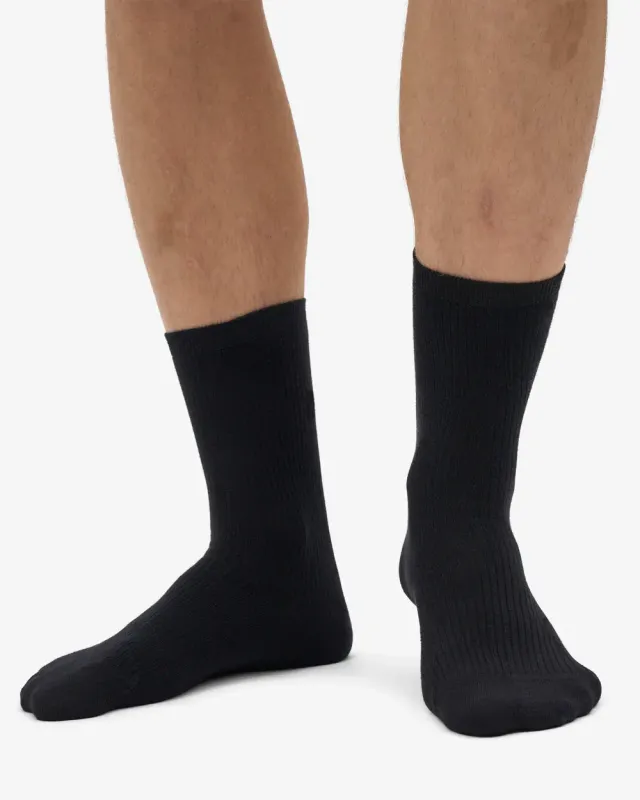 Colorful Standard Classic organic socks Deep Black
