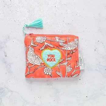 Mini Coin Purse Coral