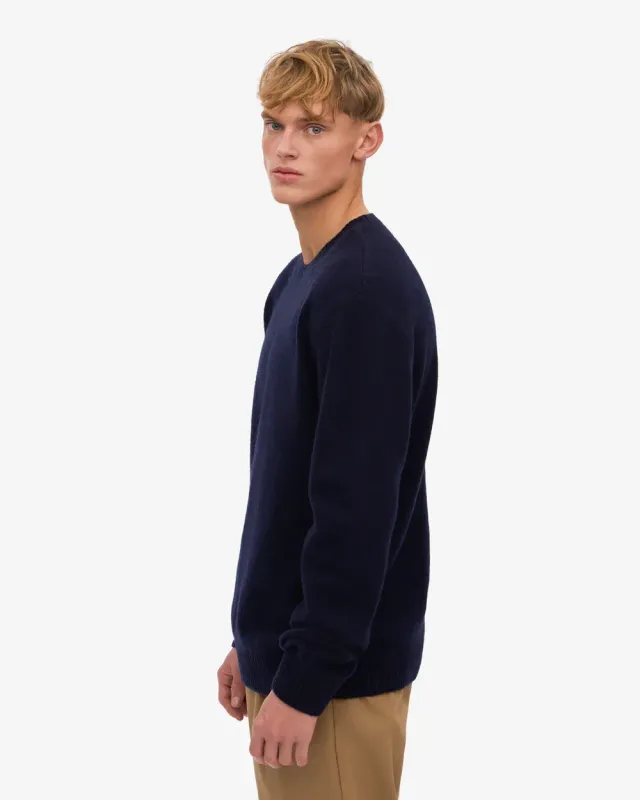 Colorful Standard Classic Merino Wool Crew Navy Blue