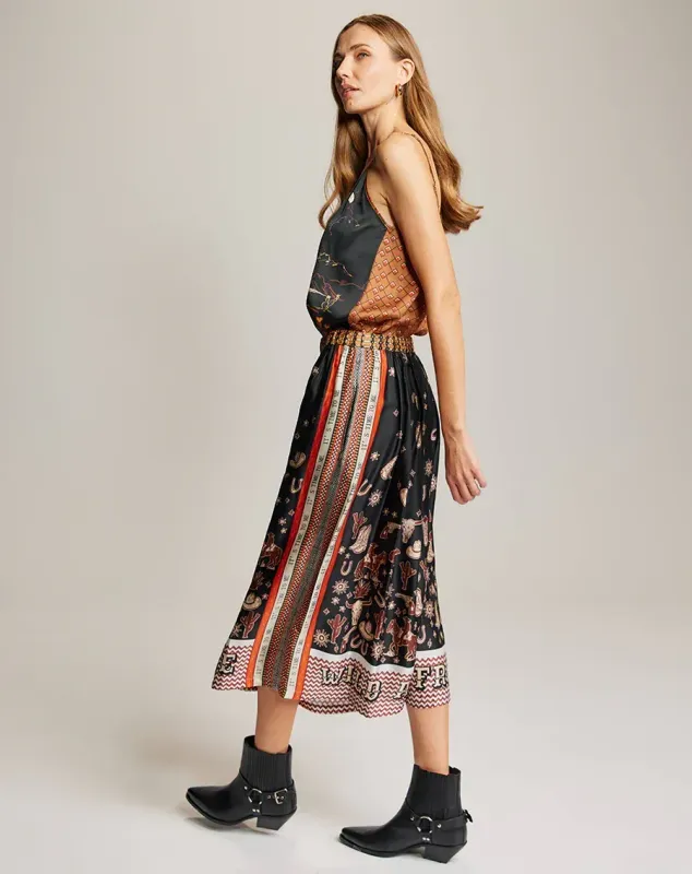 Vanessa Midi Skirt Rodeo