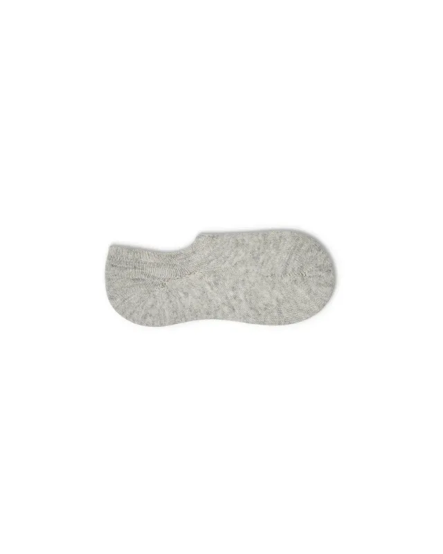 Cashmere Blend Silver No Show sock