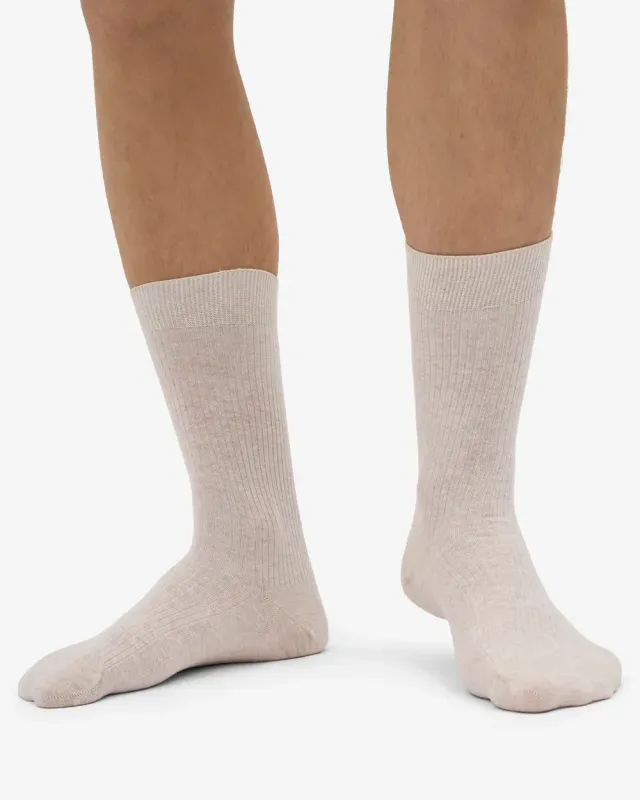 Colorful Standard Classic organic socks Ivory White